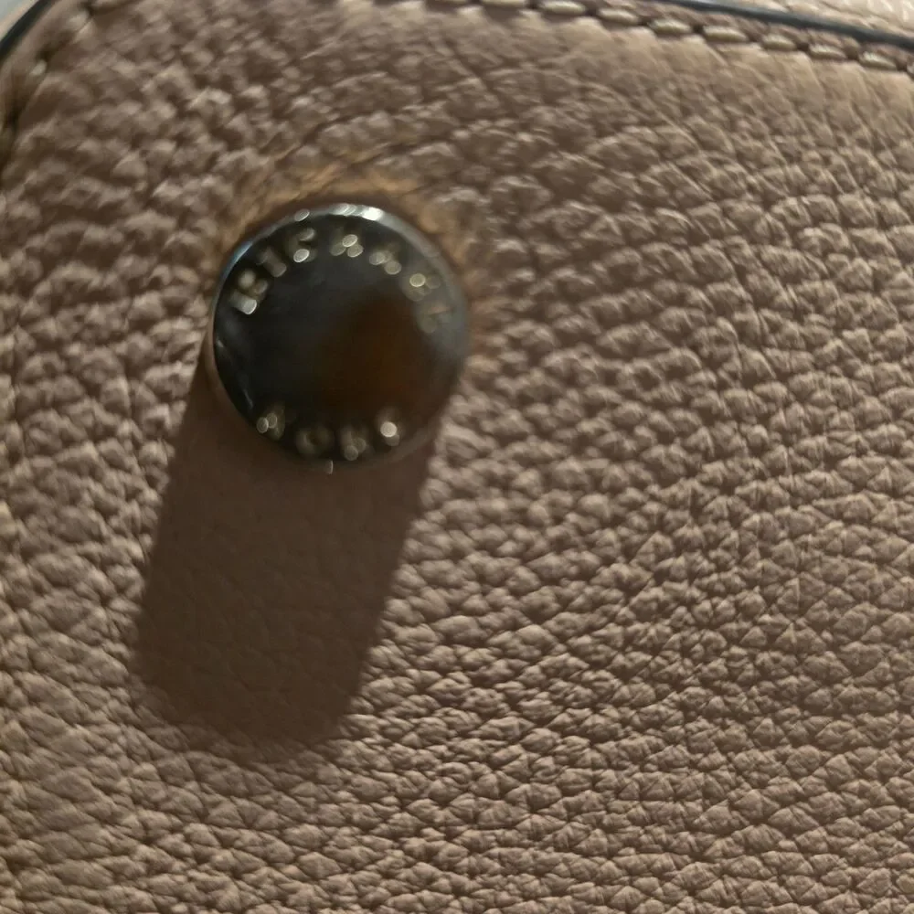 MICHAEL KORS JET SET TOP ZIP TOTE Pebbled Ballet Pink Leather